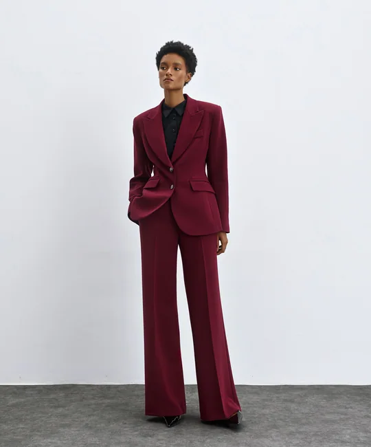 Blazer ajusté — Bordeaux