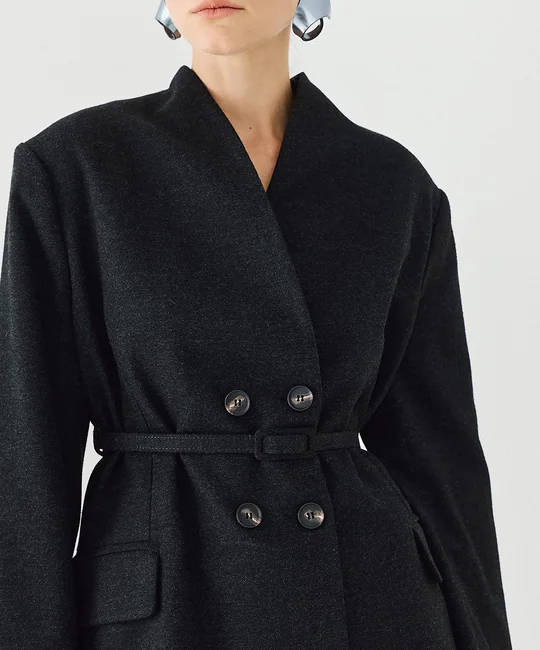 Blazer croisé ceinturé — vue 3