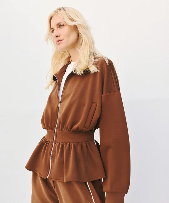 Veste péplum à galons — vue 3