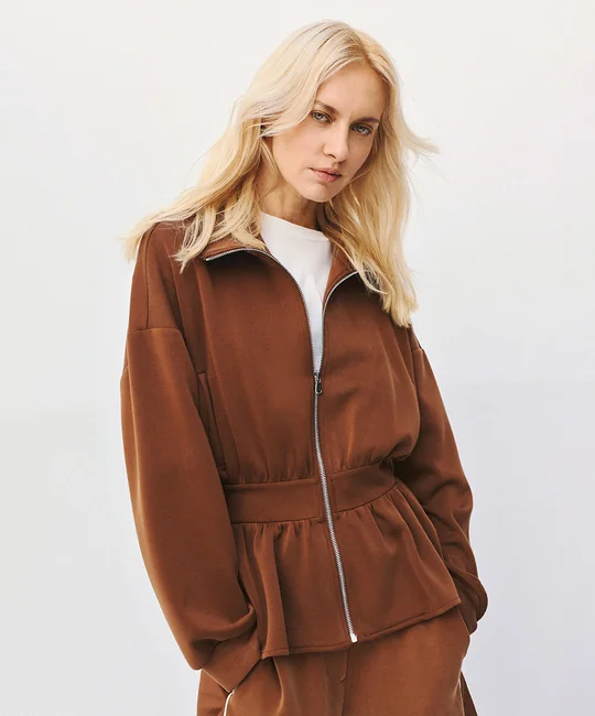 Veste péplum à galons — vue 4