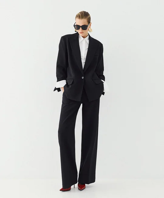 Blazer oversize — Noir