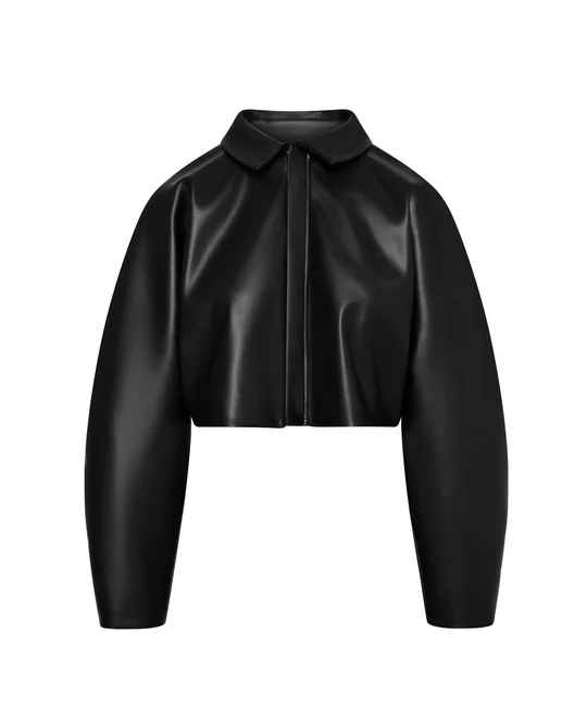 Veste courte en simili cuir — vue 5