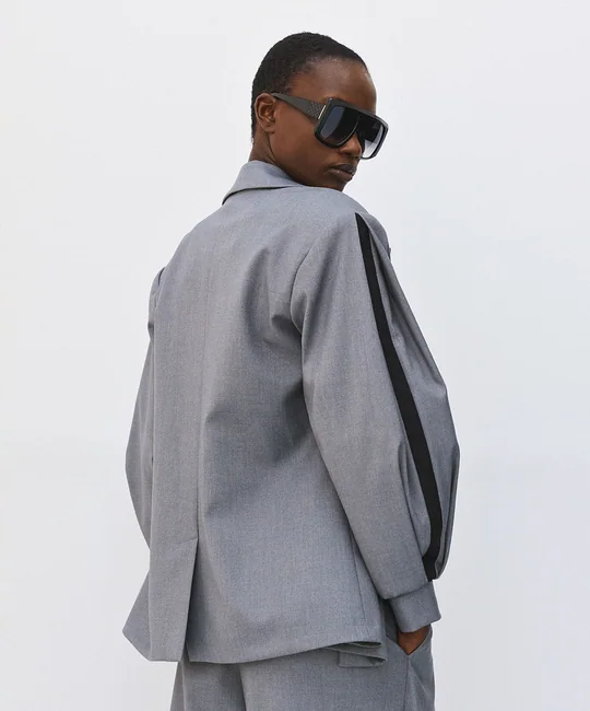 Blazer croisé à manches bouffantes — vue 5