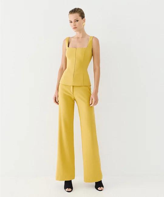 Top col carré zippé — vue 2