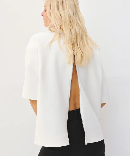Top oversize manches courtes — vue 4