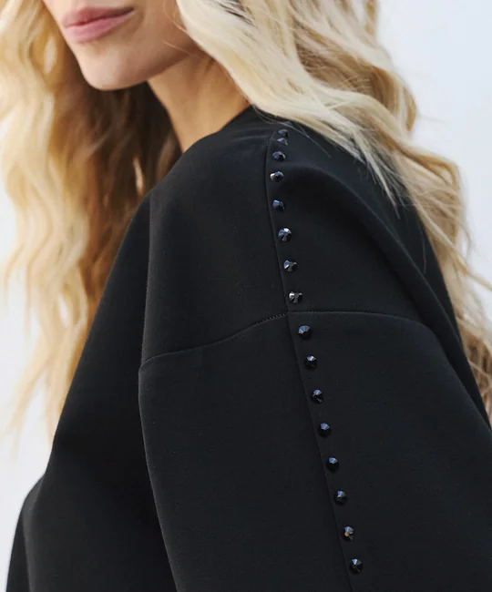 Top ample à manches strassées — vue 5