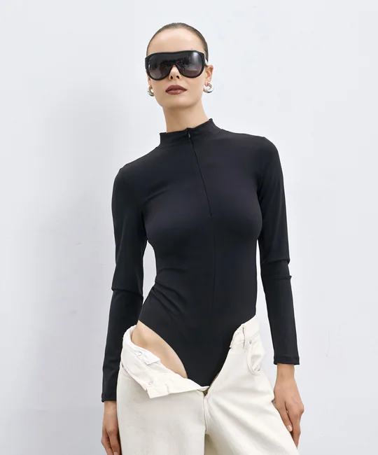 Body col montant zippé — vue 3