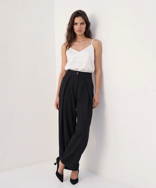 Top satiné style lingerie — vue 3
