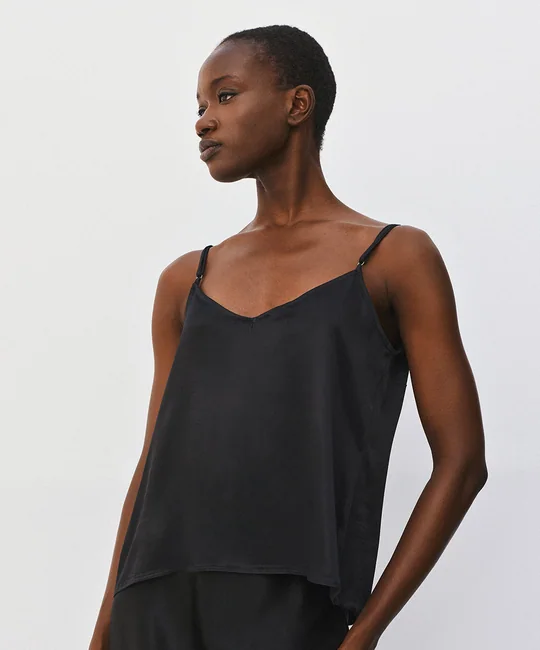 Top satiné style lingerie — vue 3