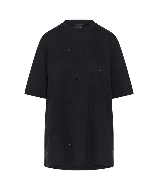 T-shirt brodé à strass — vue 5
