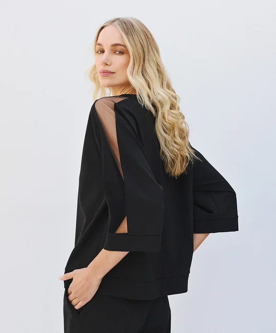 Blouse à manches transparentes — vue 4