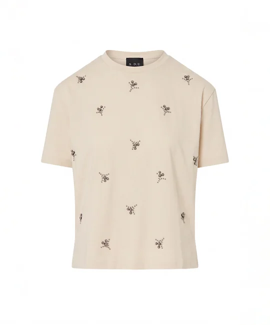 Top à motifs de strass — vue 1