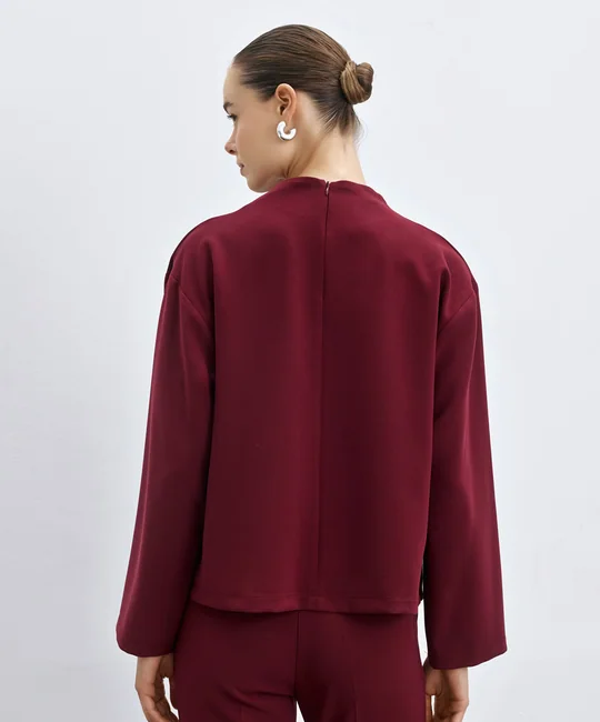 Blouse à col drapé — vue 5