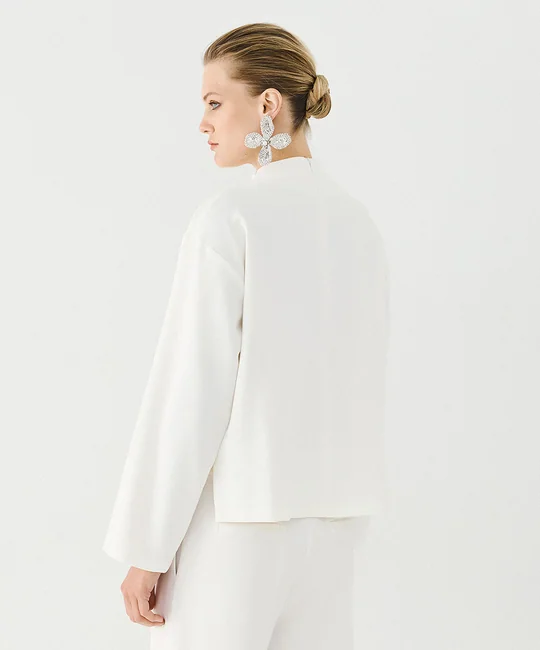 Blouse à col drapé — vue 5