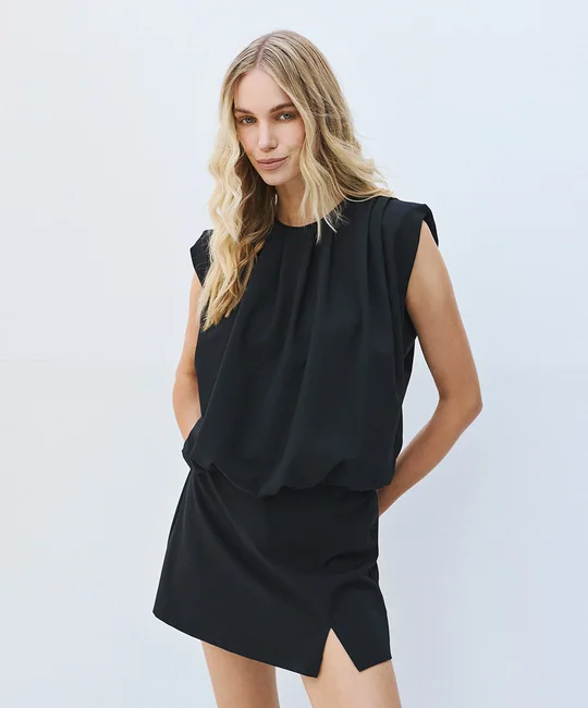 Robe courte style jupe-short — vue 3