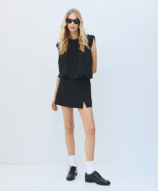Robe courte style jupe-short — vue 1
