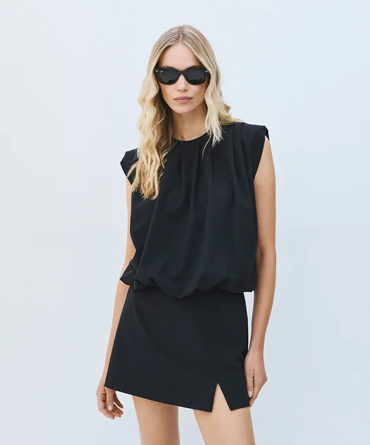 Robe courte style jupe-short — vue 2