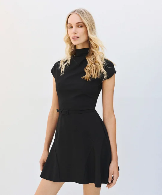 Robe courte ceinturée — vue 3
