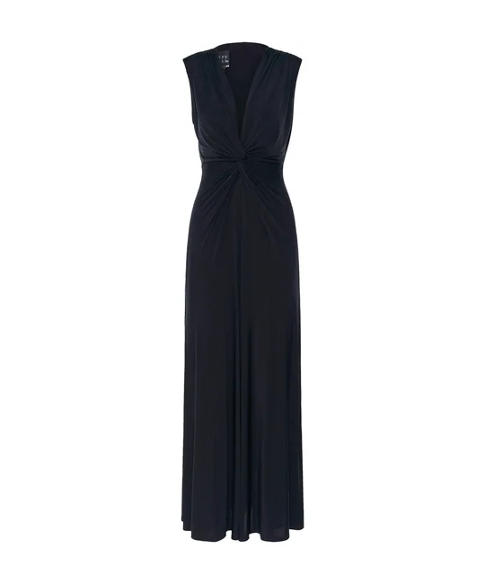 Robe longue nouée fendue — vue 6