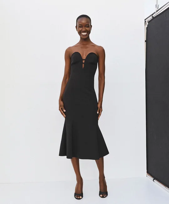 Robe bustier évasée — vue 3