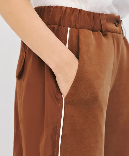 Pantalon bimatière à passepoil — vue 5