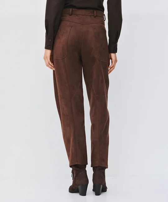 Pantalon fuselé en suédine — vue 3