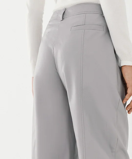 Pantalon carotte en simili cuir — vue 5