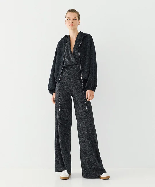 Pantalon en maille lurex — vue 3