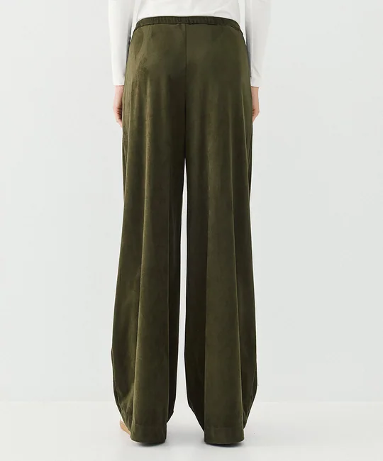 Pantalon suédine taille élastique — vue 4