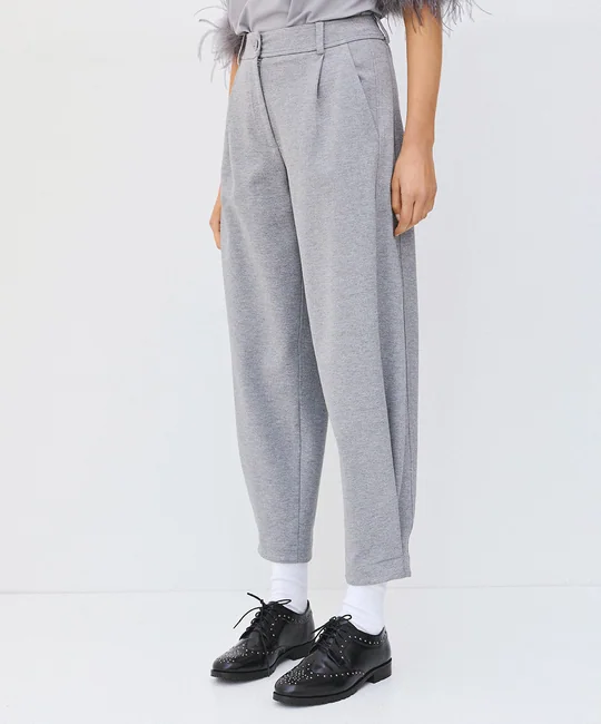Pantalon barrel à pinces — vue 3