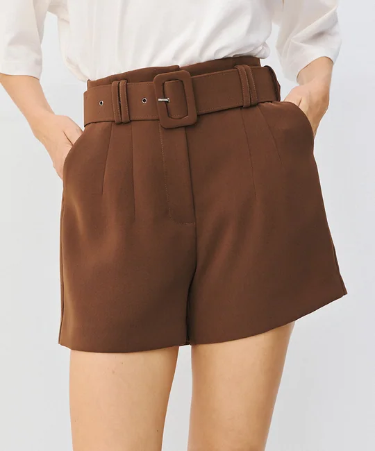 Short taille haute ceinturé — vue 2