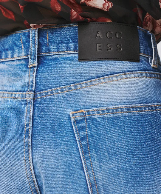 Jean large taille haute — vue 4