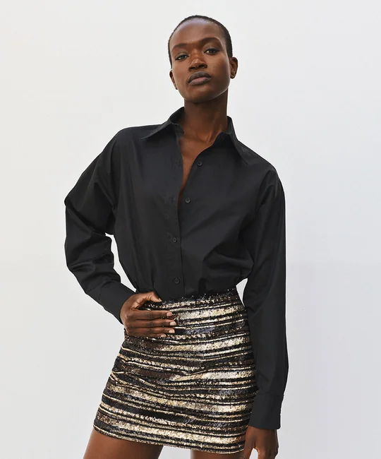 Chemise à détails métalliques — vue 3
