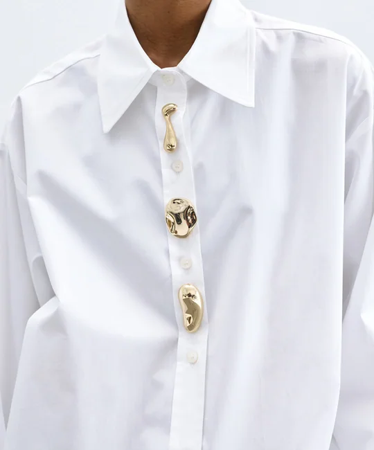Chemise à détails métalliques — vue 5