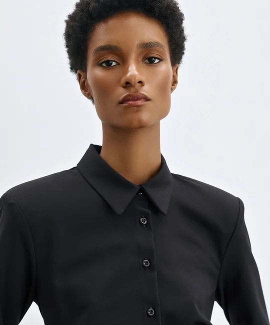 Chemise ajustée à épaulettes — vue 2