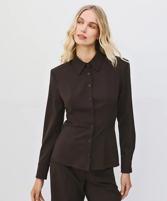 Chemise ajustée à épaulettes — vue 4