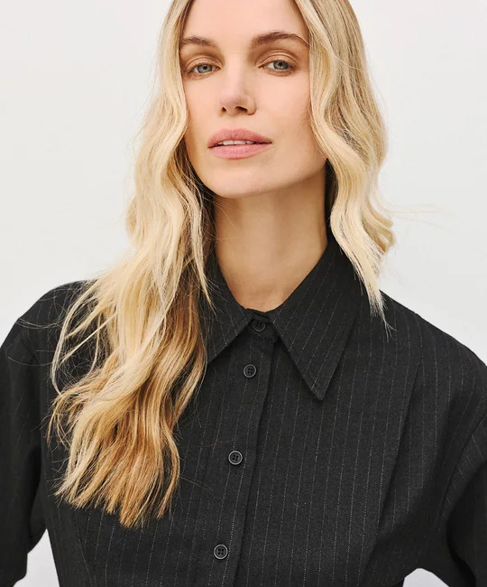 Chemise rayée ajustée — vue 4