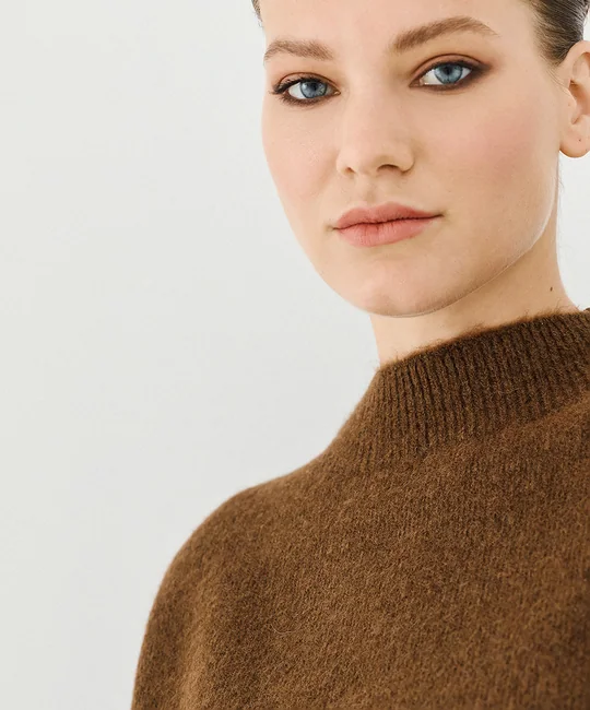 Pull sans manches col montant — vue 4